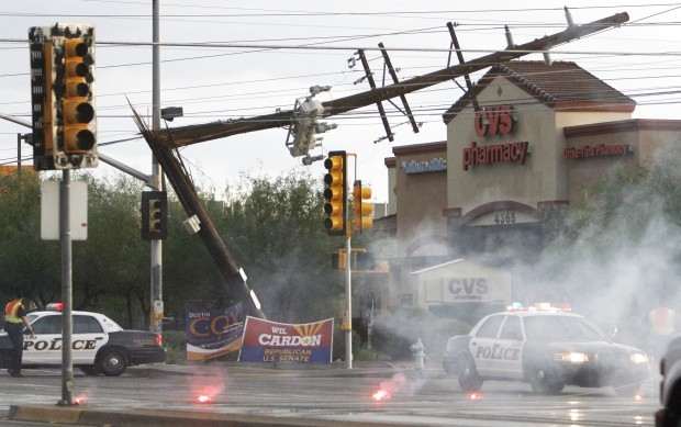 Major monsoon storm hits Tucson area